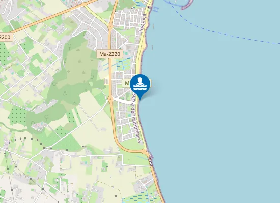 Map of PLAYA LLENAIRE(PORT DE POLLEN?A) PM1