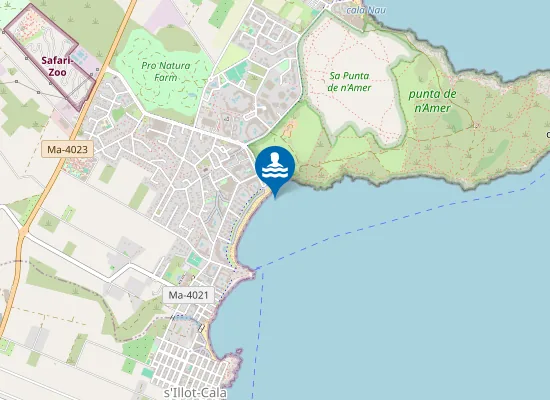 Map of PLAYA SA COMA PM1