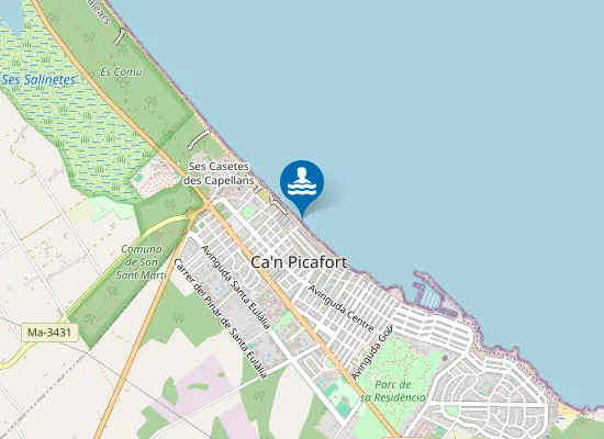 Map of PLAYA CAN PICAFORT PM2