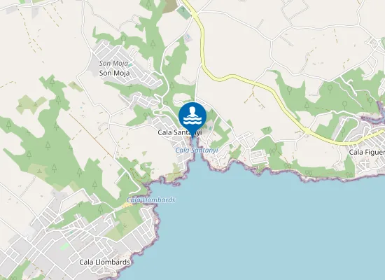 Map of PLAYA CALA SANTANY? PM1