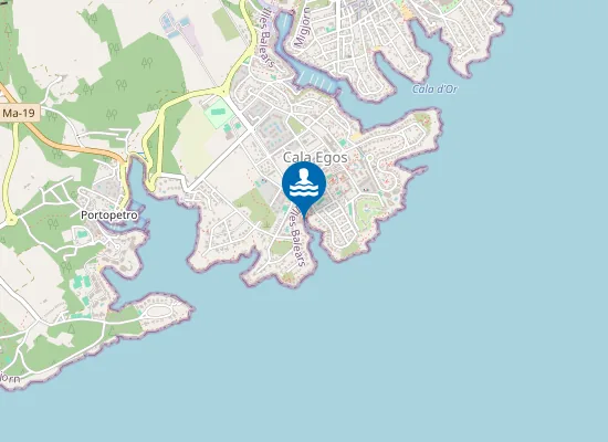 Map of PLAYA CALA EGOS PM1