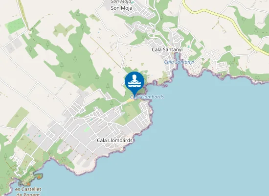 Map of PLAYA CALA LLOMBARDS PM1