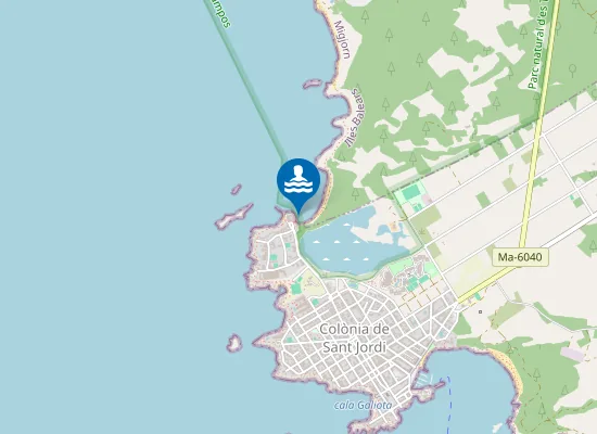 Map of PLAYA DES MARQU?S PM1