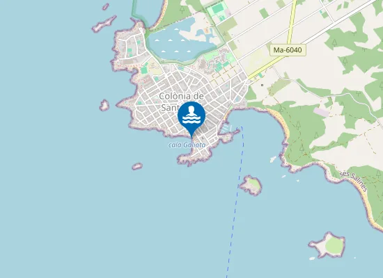 Map of PLAYA CALA GALIOTA PM1