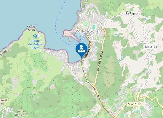 Map of PLAYA PORT DE S?LLER PM2