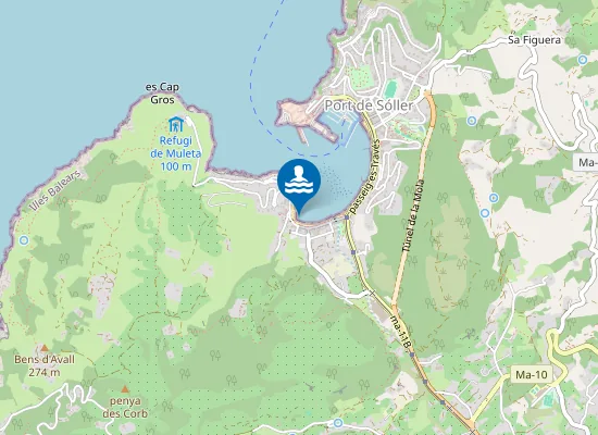 Map of PLAYA PORT DE S?LLER PM4