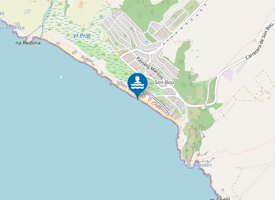 Map of PLAYA SON BOU PM1