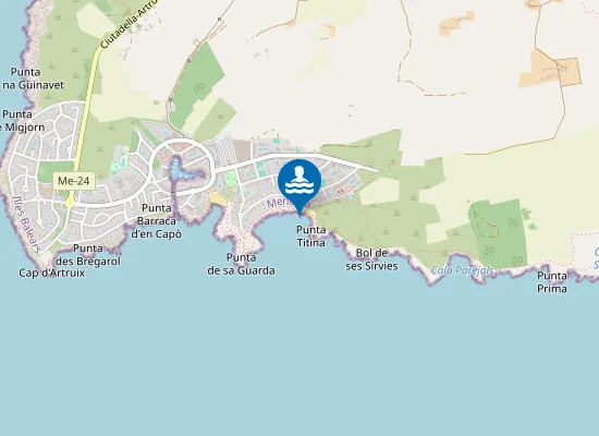 Map of PLAYA SON XORIGUER PM1