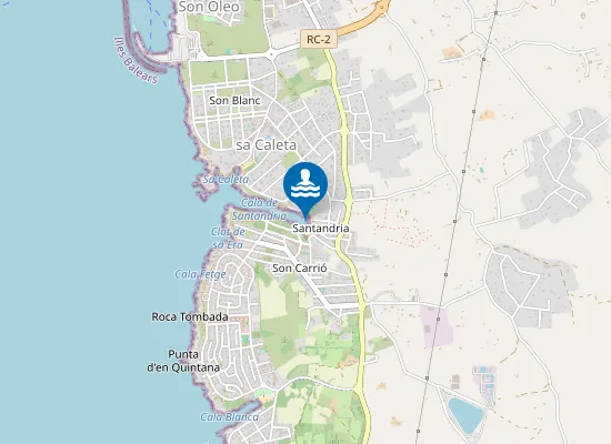 Map of PLAYA SANTANDRIA PM1