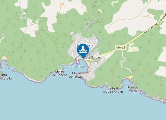 Map of PLAYA CALA GALDANA PM1