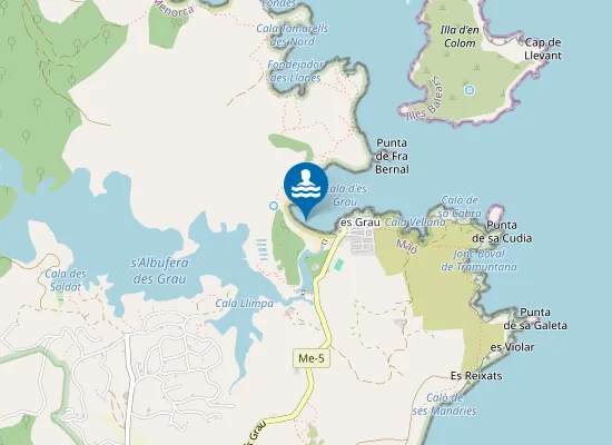 Map of PLAYA ES GRAU PM1