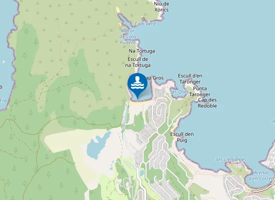 Map of PLAYA SON SAURA PM1