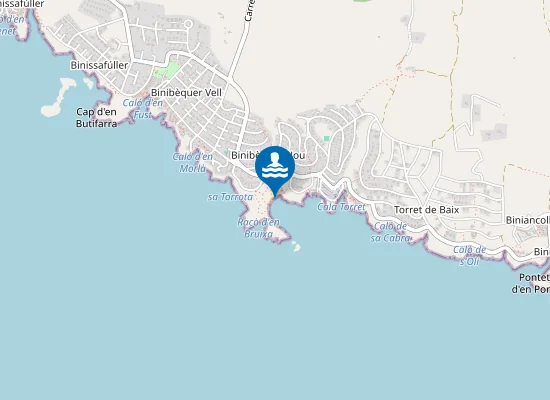 Map of PLAYA BINIBECA PM1