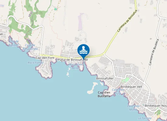 Map of PLAYA BINISAFUA PM1