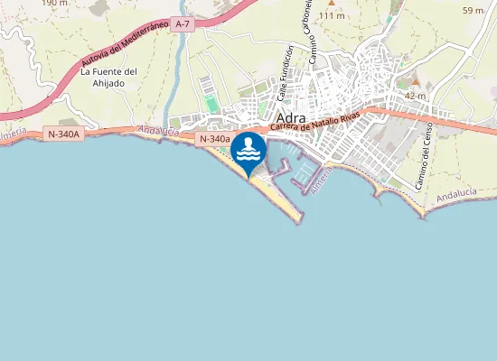 Map of PLAYA CARBONCILLO PM1