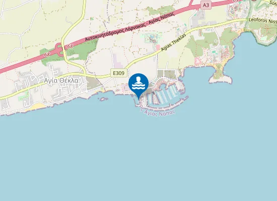 Map of Λούμα, Μαρίνα Αγίας Νάπας