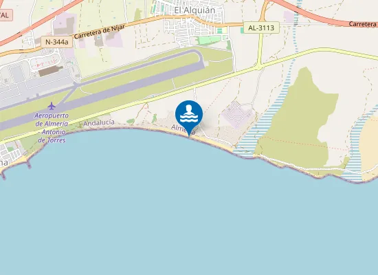 Map of PLAYA EL ALQUIAN PM1