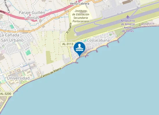 Map of PLAYA COSTACABANA PM2