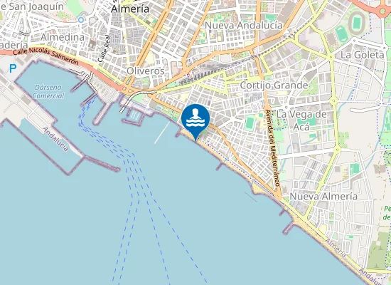 Map of PLAYA SAN MIGUEL-LAS CONCHAS PM1