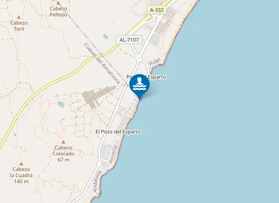 Map of PLAYA POZO ESPARTO PM1