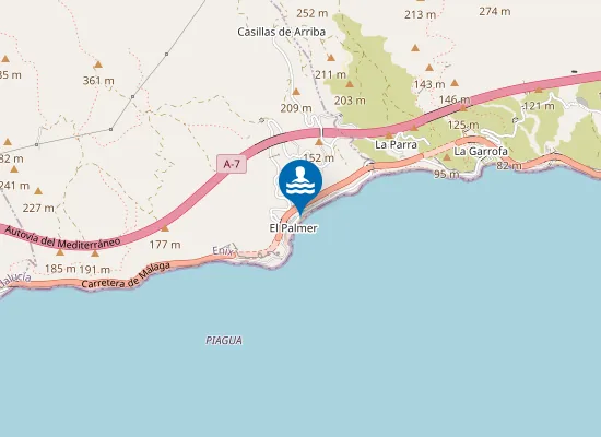 Map of PLAYA EL PALMER PM1
