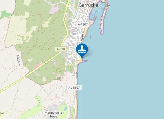 Map of PLAYA GARRUCHA PM2