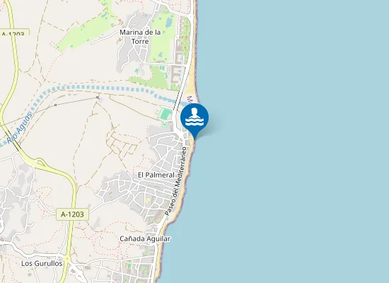 Map of PLAYA DE LA RUMINA PM1