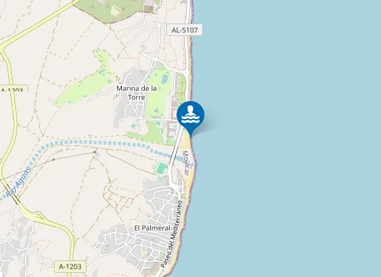 Map of PLAYA MARINA DE LA TORRE PM1