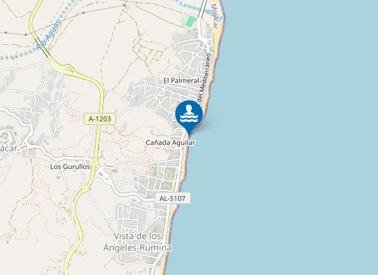 Map of PLAYA EL DESCARGADOR PM1