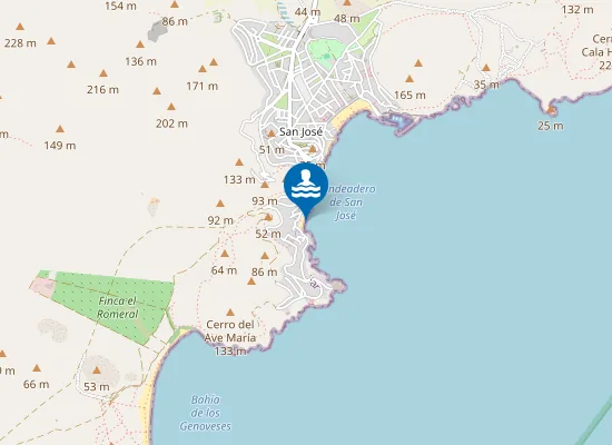 Map of PLAYA SAN JOSE PM2