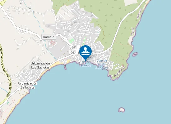 Map of PLAYA CALA TIA ANTONIA PM1