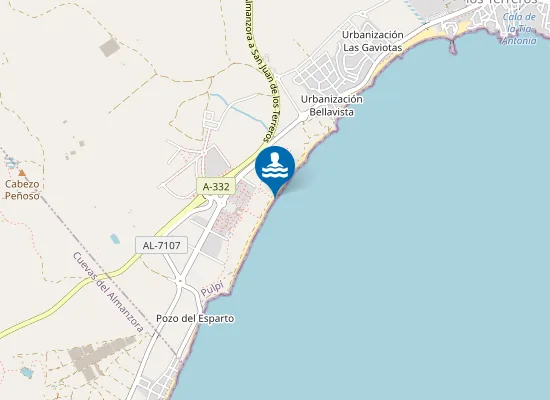 Map of PLAYA LOS NARDOS PM1