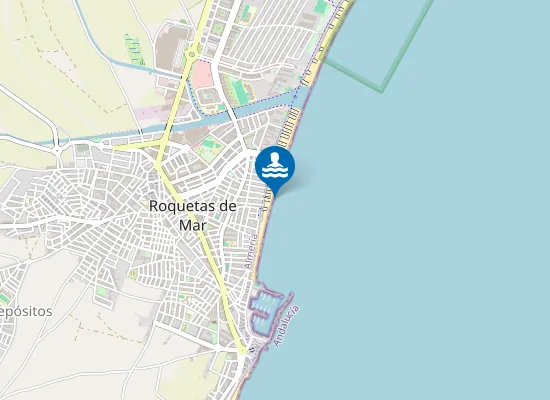 Map of PLAYA ROMANILLAS PM2