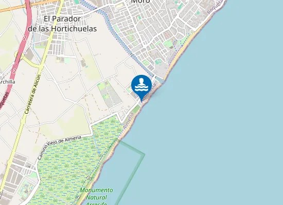 Map of PLAYA LA VENTILLA PM1