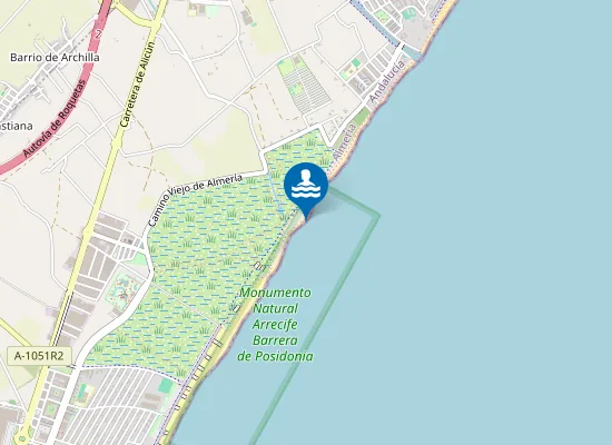 Map of PLAYA DE LOS BAJOS PM1