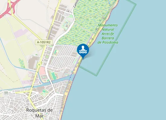 Map of PLAYA DE LAS SALINAS PM2