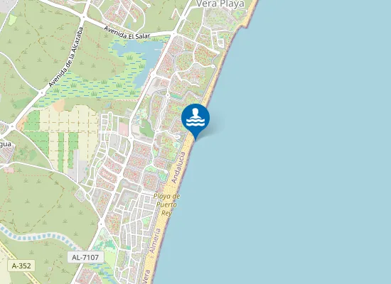 Map of PLAYA EL PLAYAZO PM1