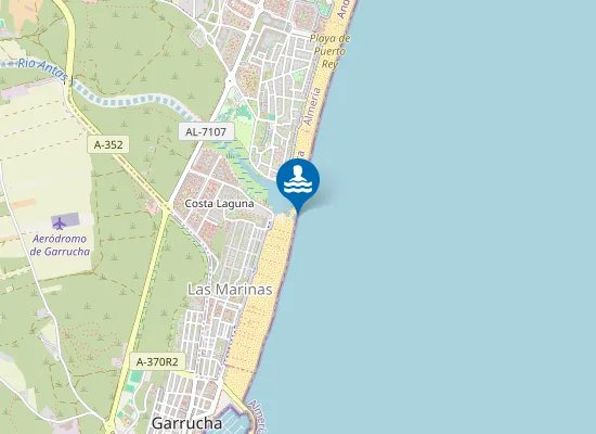 Map of PLAYA LAS MARINAS-BOLAGA PM1