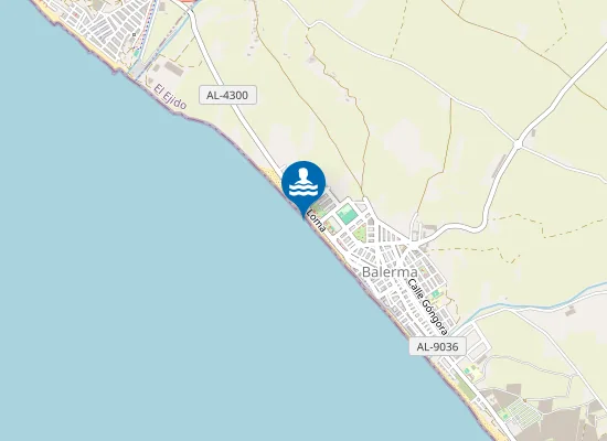 Map of PLAYA BALERMA PM1