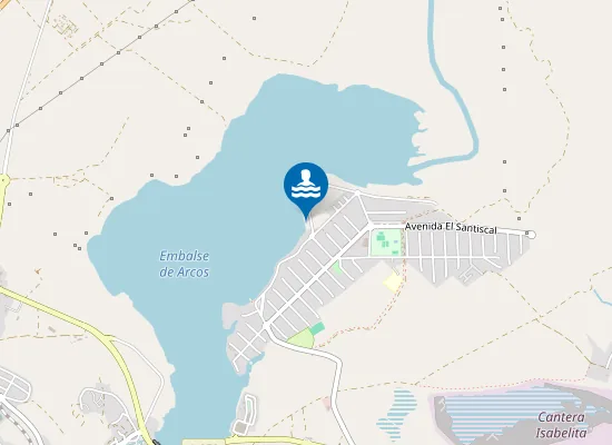 Map of Embalse Arcos Arcos De La Frontera Pm1