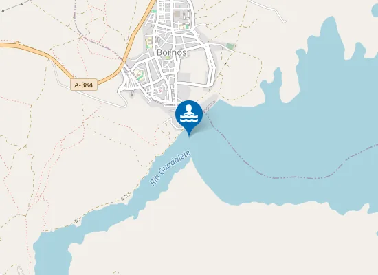 Map of Embalse Bornos Bornos Pm2