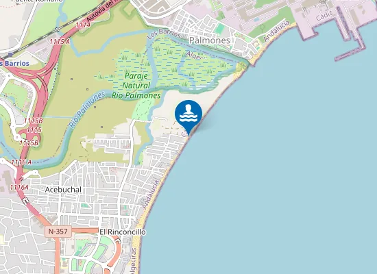 Map of PLAYA EL RINCONCILLO PM1