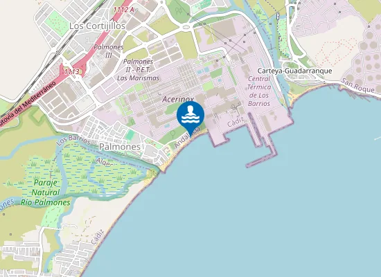 Map of PLAYA PALMONES PM3