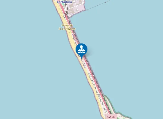 Map of PLAYA CORTADURA PM2