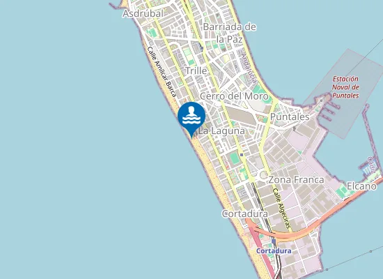 Map of PLAYA LA VICTORIA PM1