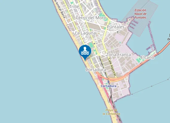 Map of PLAYA LA VICTORIA PM3