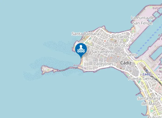 Map of PLAYA LA CALETA PM1