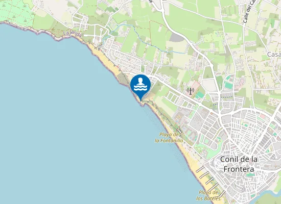 Map of PLAYA FUENTE DEL GALLO PM1