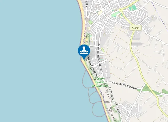 Map of PLAYA CAMARON PM1