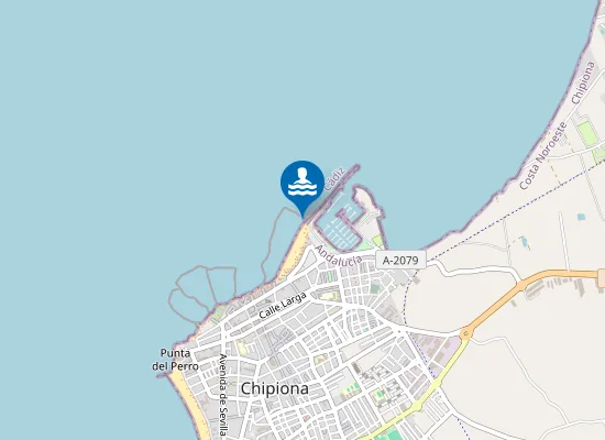 Map of PLAYA CRUZ MAR-CANTERAS PM1